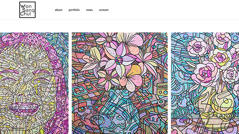 원상철 갤러리 웹사이트 모바일용 이미지